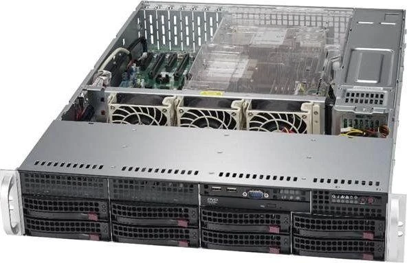 Super Micro Computer 2HE SUPERMICRO CSE-825TQC-R1K03LPB