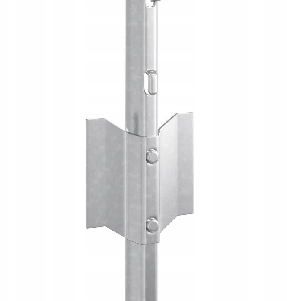 Įmontuotas tvoros stulpas 11 vnt. Sidabrinė 120 cm