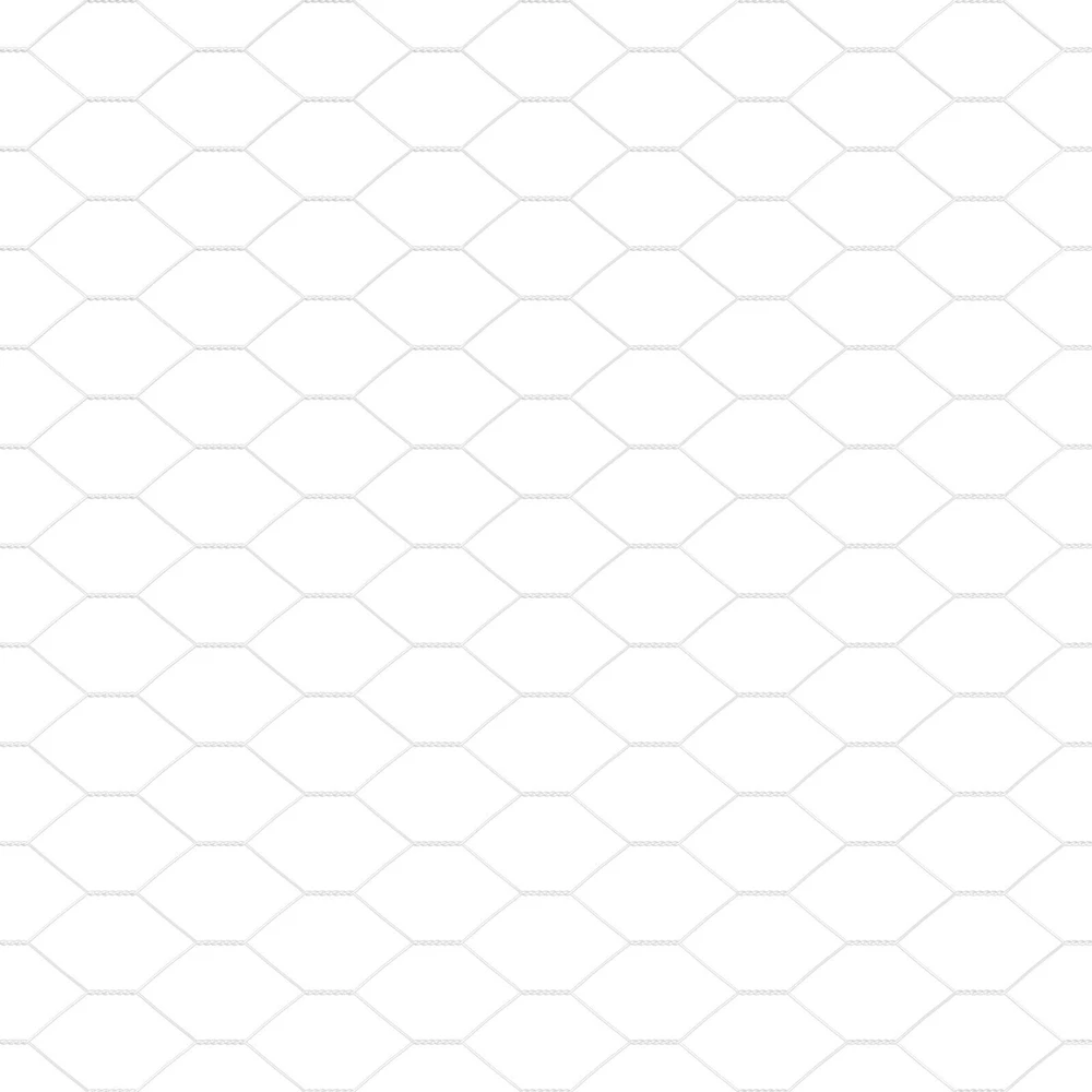 Hexagonal Fence with Post 25 x 0,4 m Galvanizuotas plienas