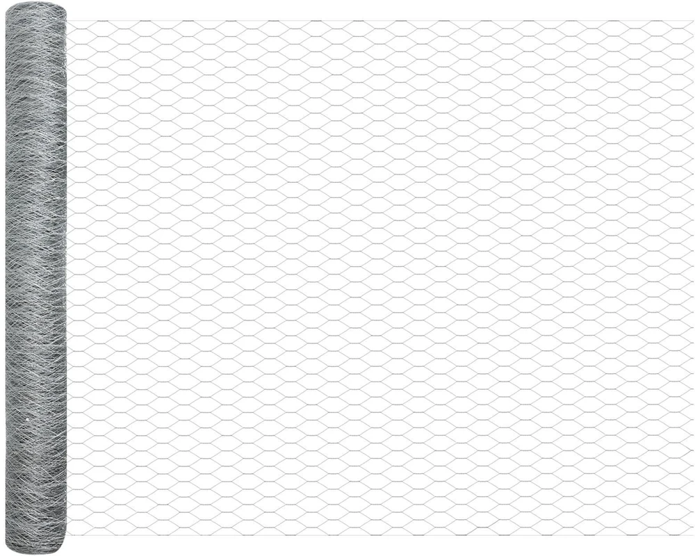 Hexagonal Fence with Post 50 x 1,4 m Galvanizuotas plienas