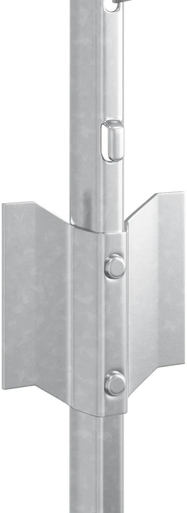 Įmontuotas tvoros stulpas 44 vnt. Sidabrinė 100 cm