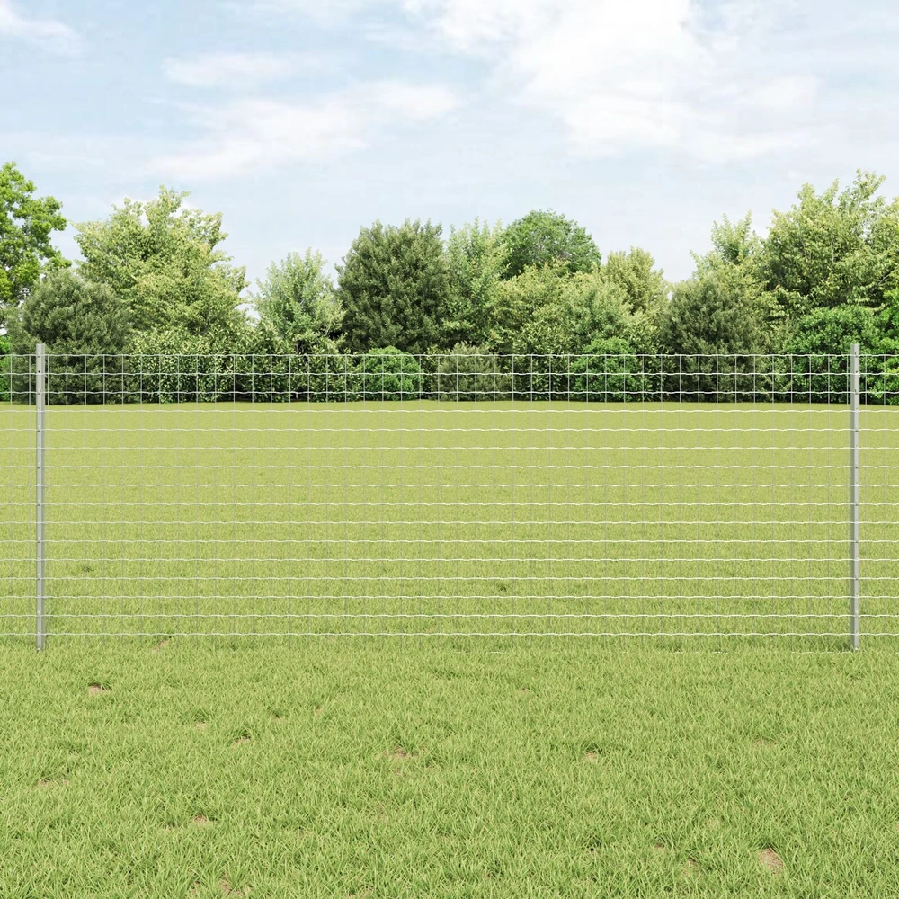 Įmontuotas tvoros stulpas 44 vnt. Sidabrinė 120 cm