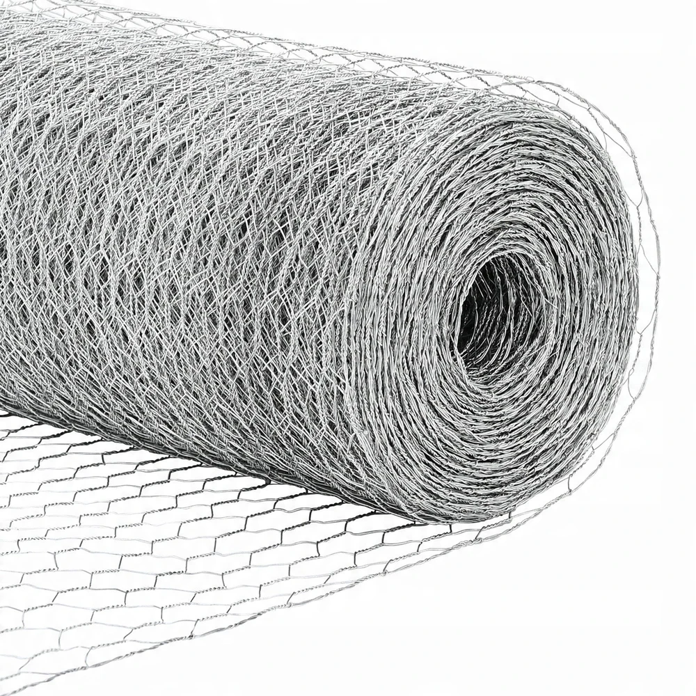 Hexagonal Fence with Post 10 x 0,5 m Galvanizuotas plienas