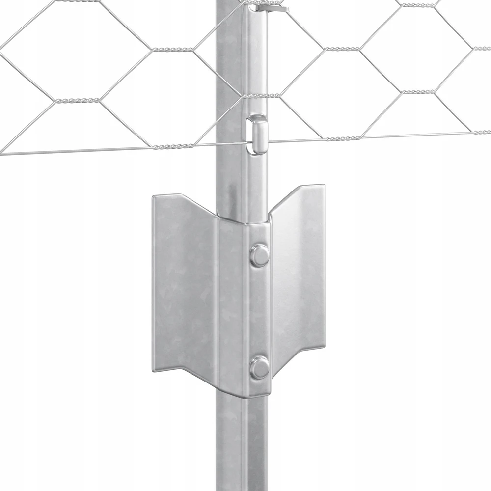 Hexagonal Fence with Post 10 x 0,8 m Galvanizuotas plienas