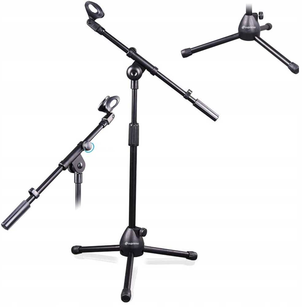 SUPRIMO SMT1 mikrofono stovas, sulankstomas, ranka