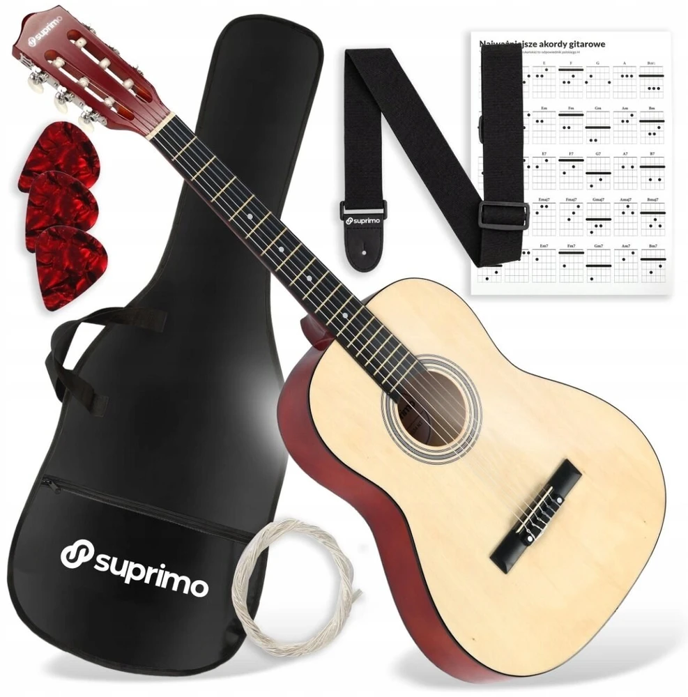 SUPRIMO CG34 NT klasikinė gitara 3/4 36 colių natūrali