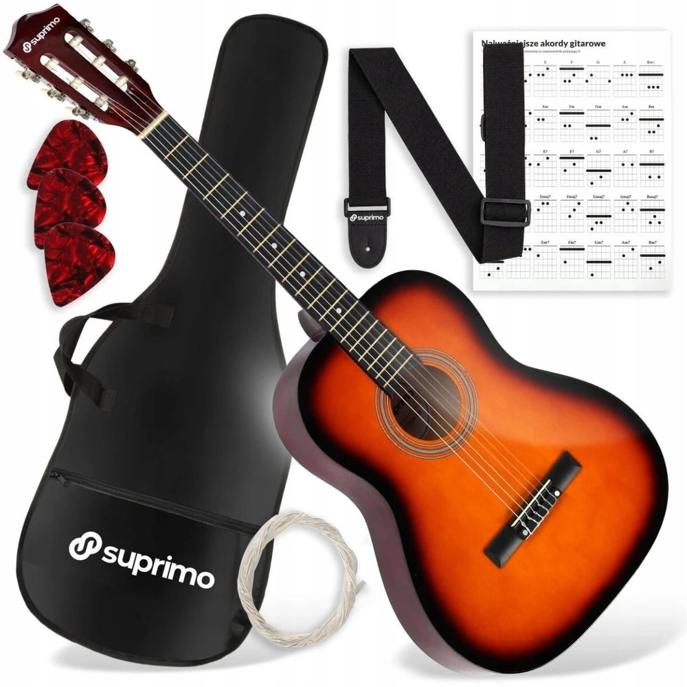 SUPRIMO CG34 SB klasikinė gitara 3/4 36 colių sunbu