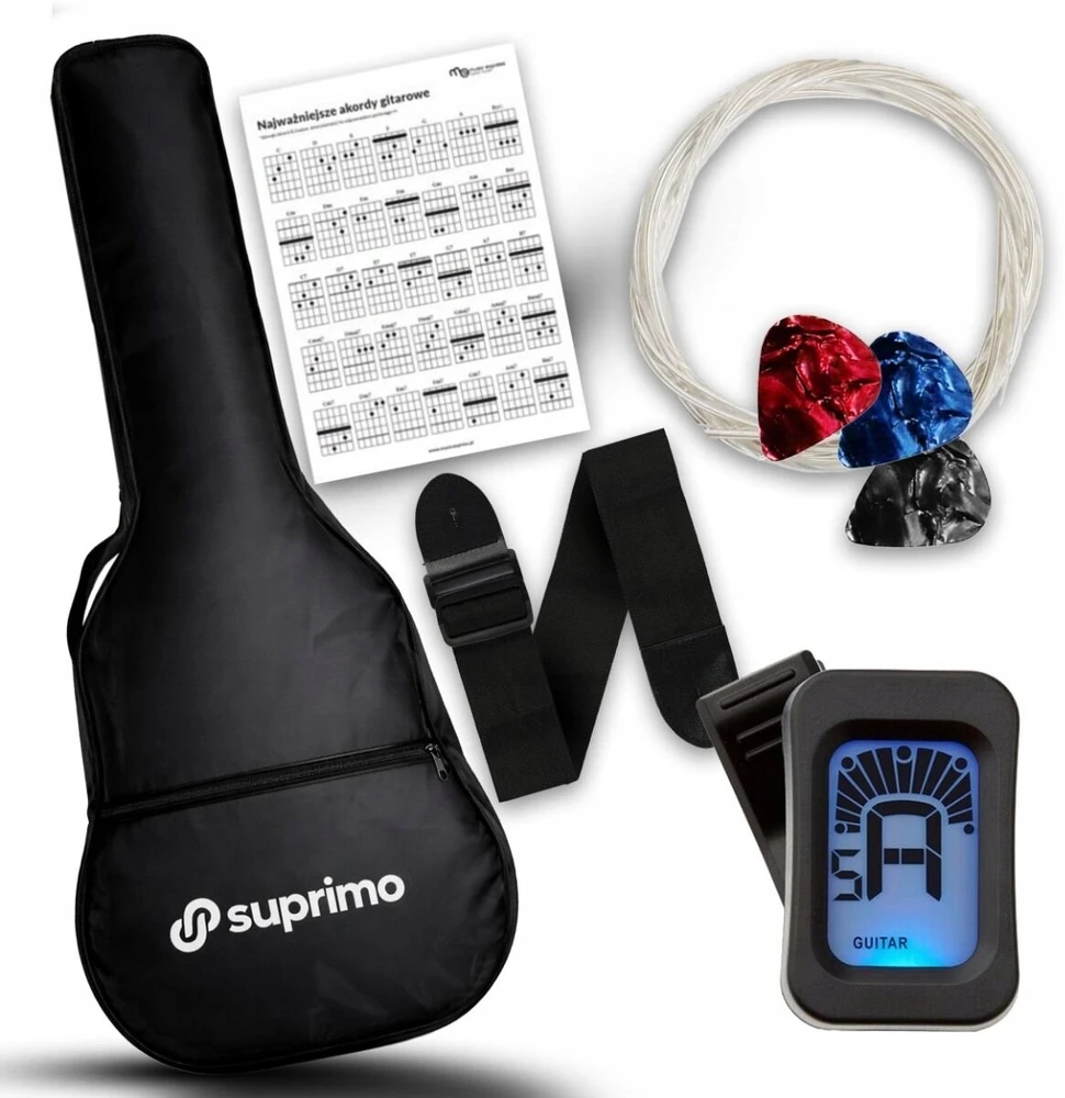 Carruzzo SUPRIMO JRA SET BB akustinė gitara 1/4 blueburst