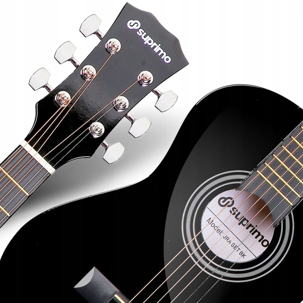 Carruzzo SUPRIMO JRA SET BK akustinė gitara 1/4 juoda