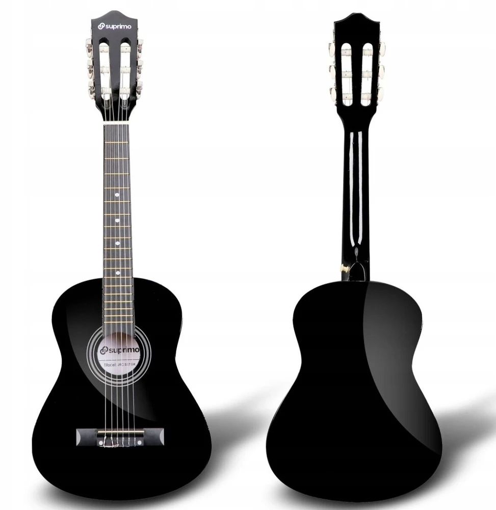 Carruzzo SUPRIMO JRC SET BK klasikinė gitara 1/4 juodo do