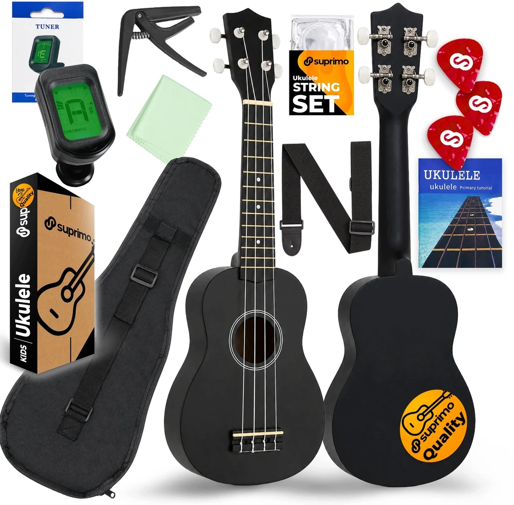 SUPRIMO UK21 SET BK V2 ukulele sopranowe 21"" czarn