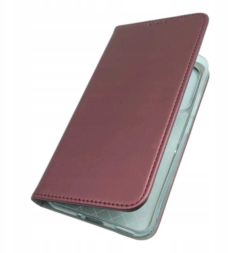 Dėklas Oem Flip case for Oppo Reno 13 5G Smart Magneto burgundy