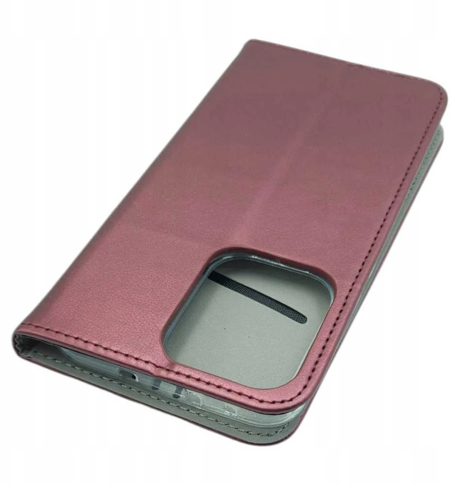 Dėklas Oem Flip case for Oppo Reno 13 5G Smart Magneto burgundy