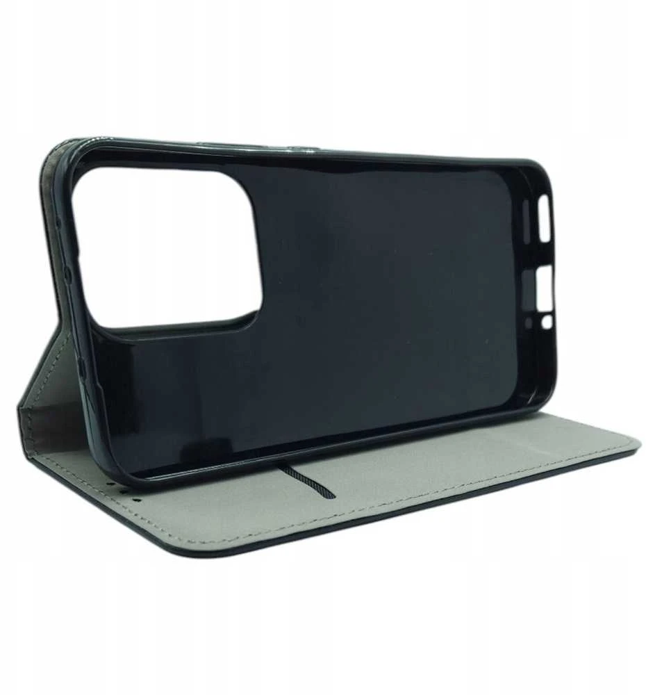 Dėklas Oem Flip case for Oppo Reno 13 5G Smart Magneto juodas