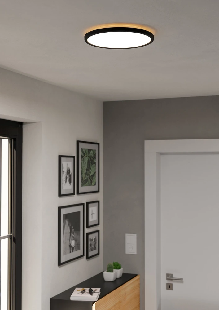 EGLO ROVITO-Z, LED, 1750 lm, IP44, juoda