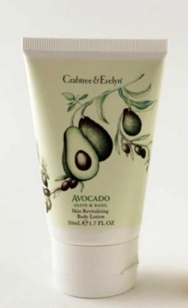 Crabtree & Evelyn Avocado Olive & Basil Revitalising Losjonas kūnui, 50 ml