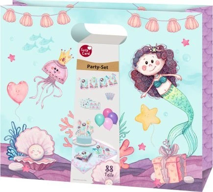 Susy Card Susy kortelė SUSYCARD vakarėlio krepšys Mermaid rinkinys mažas 88 vnt