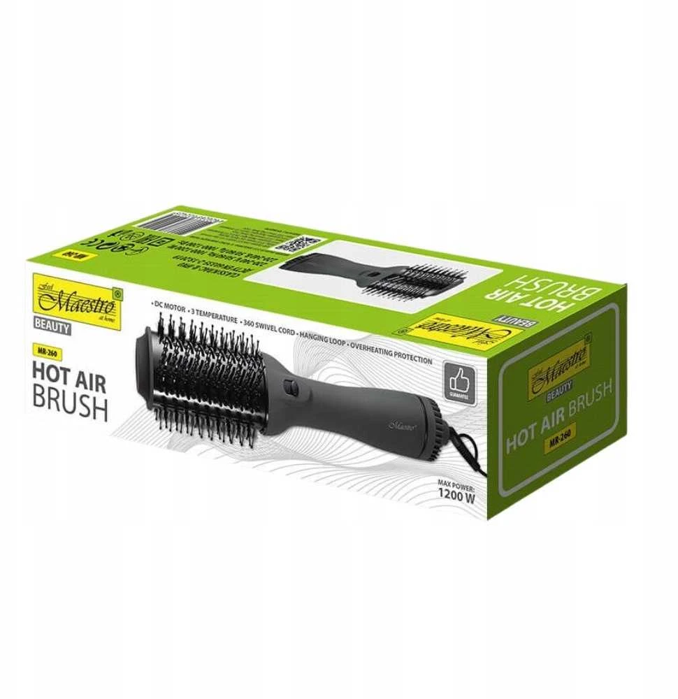 Plaukų džiovintuvas-brush 1200W MAESTRO MR-260