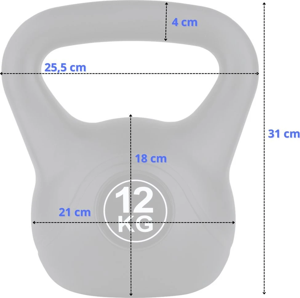 Vinių svarmuo Funfit vinilinis 12 kg