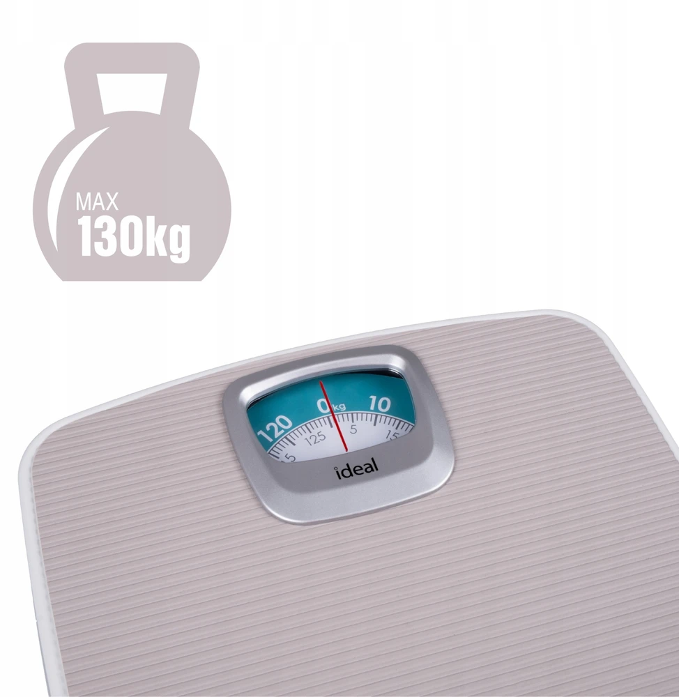 Vonios svarstyklės Ideal MECHANICZNA WAGA ŁAZIENKOWA KLASYCZNA ANALOGOWA DO 130KG IZ9202