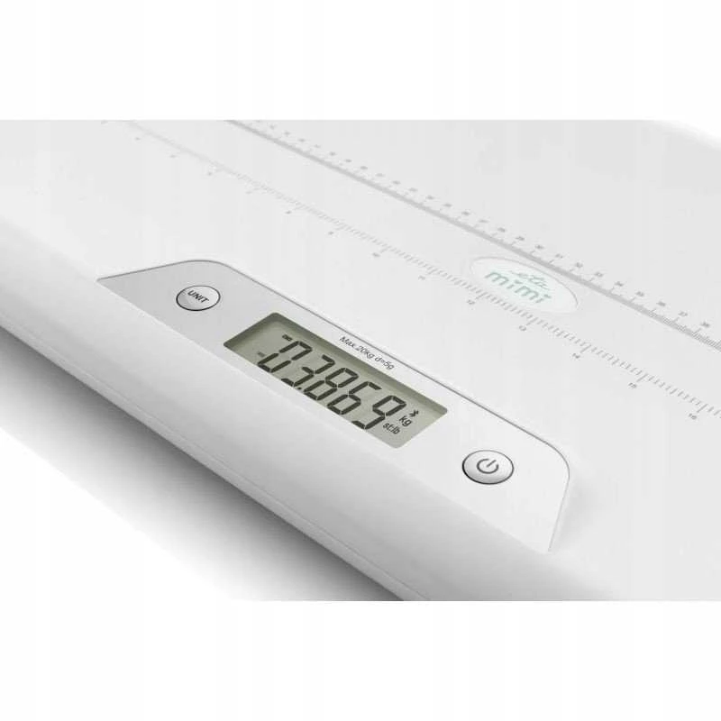 ETA kūdikių svarstyklės | ETA730690000 MIMI | Maksimalus svoris (talpa) 20 kg | Tikslumas 5 g | Baltas
