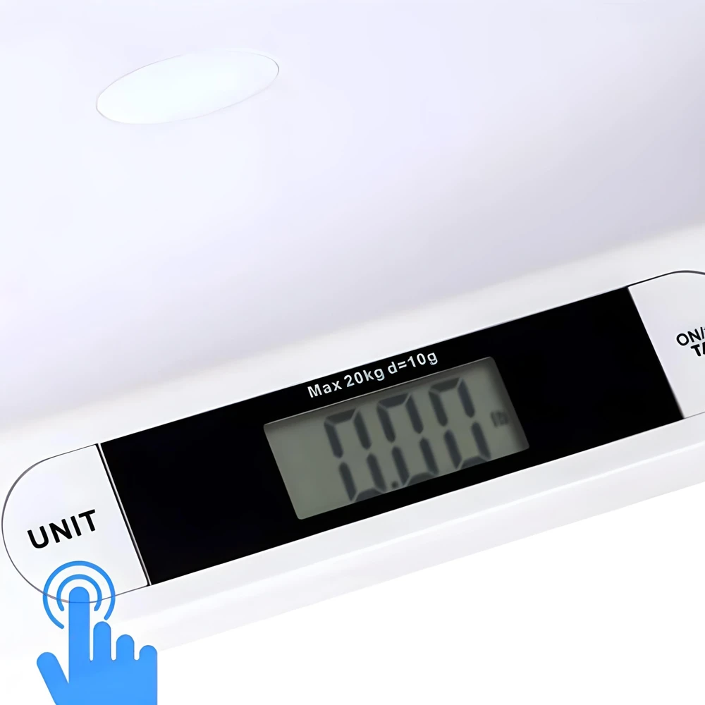 Retoo Precyzyjna Tikslios kūdikių svarstyklės iki 20 kg, tikslumas 10 g