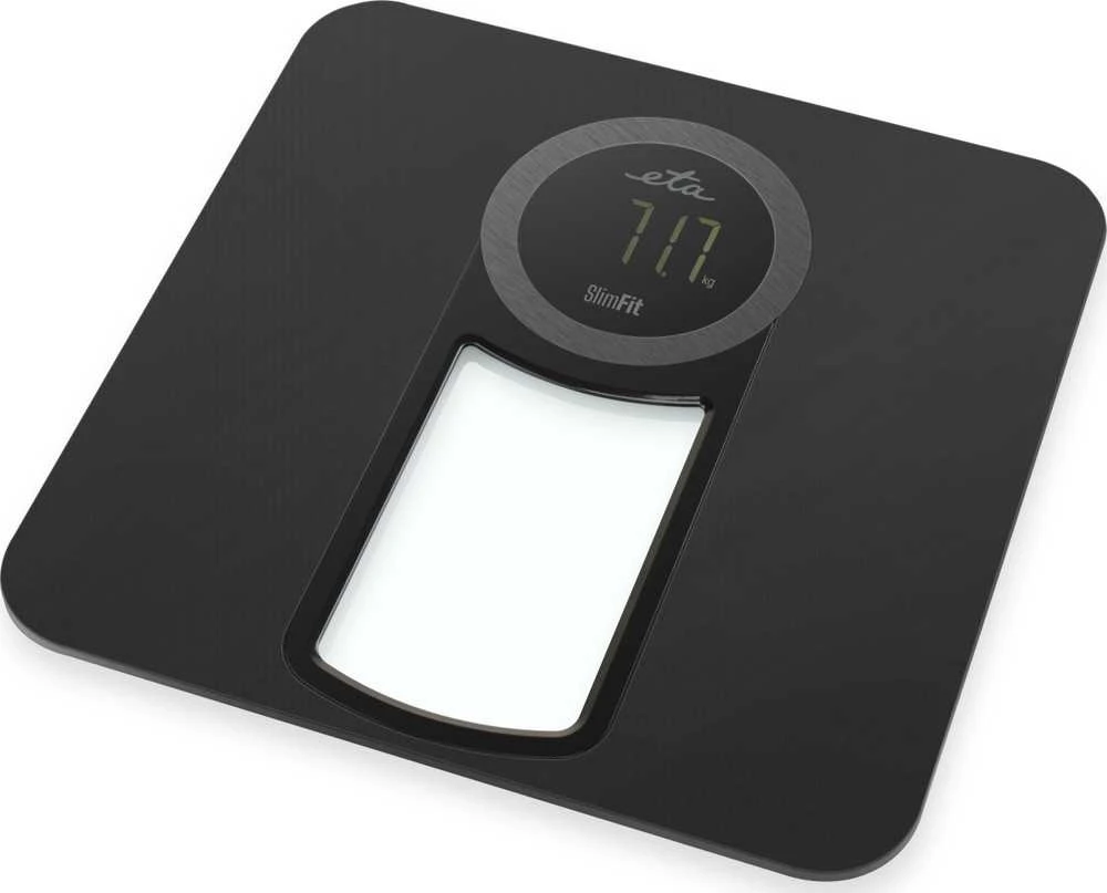 ETA | Asmeninės kūno svarstyklės | ETA978190000 | Didžiausias svoris (keliamoji galia) 150 kg | Tikslumas 100 g | Juodas