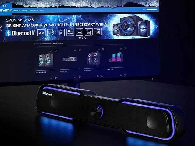 Kompiuterio kolonėlės Speakers SVEN 450, juodas (USB)