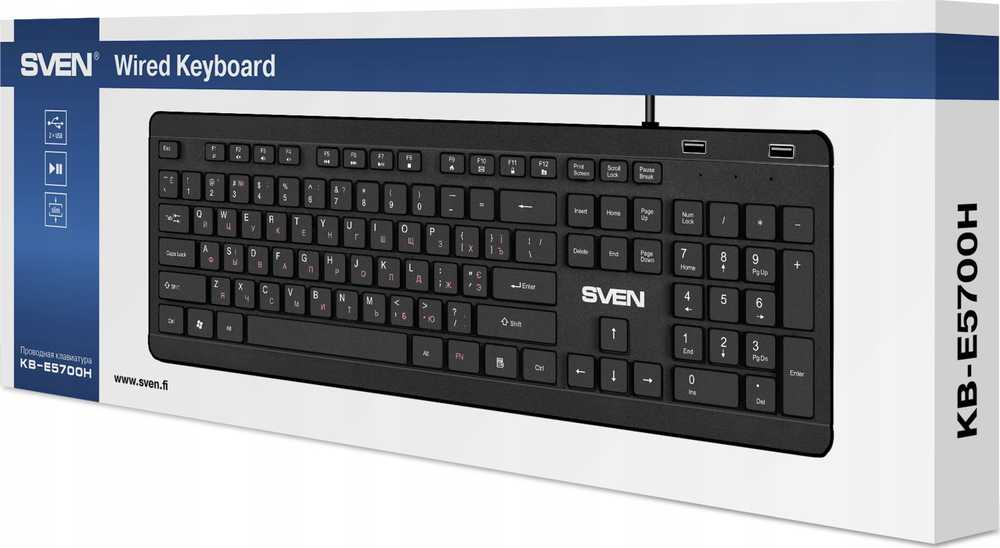 SVEN klaviatūra KB-E5700H