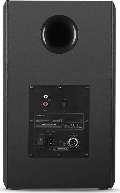 Kompiuterio kolonėlės SVEN MC-30 2x100W; Tembro ir garsumo valdymas priekyje; Skaitmeninis optinis įėjimas; Nuotolinio valdymo pultas; Bluetooth