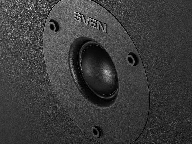 Kompiuterio kolonėlės SVEN MC-30 2x100W; Tembro ir garsumo valdymas priekyje; Skaitmeninis optinis įėjimas; Nuotolinio valdymo pultas; Bluetooth
