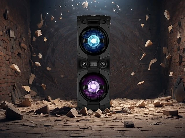 Garsiakalbis SVEN PS-1500, juodas (500W, Bluetooth, FM, USB, LED ekranas, kintamosios srovės maitinimas)