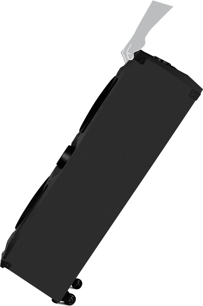 Garsiakalbis SVEN PS-1500, juodas (500W, Bluetooth, FM, USB, LED ekranas, kintamosios srovės maitinimas)
