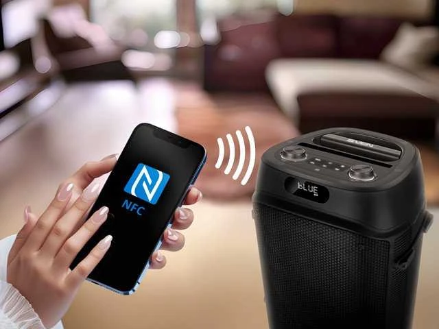 SVEN PS-850 (100 W, TWS, Bluetooth, FM, USB, Micro SD, LED ekranas, 8000 mAh)