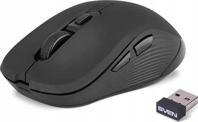 Sven Belaidė pelė RX-560SW juodas (silent bt. 5+1bt. 800-1600DPI, Soft Touch, blister)