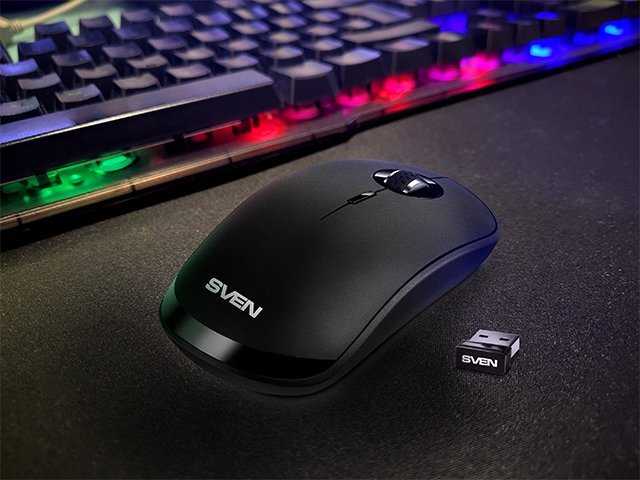SVEN RX-570SW Juodas pelė
