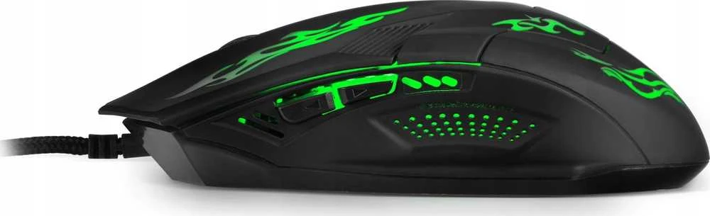 Sven žaidimų pelė RX G720 USB (tyli, 5+1 jungtys, 1200 3200 DPI, „SoftTouch“, foninis apšvietimas)