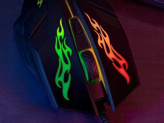 Sven žaidimų pelė RX G720 USB (tyli, 5+1 jungtys, 1200 3200 DPI, „SoftTouch“, foninis apšvietimas)