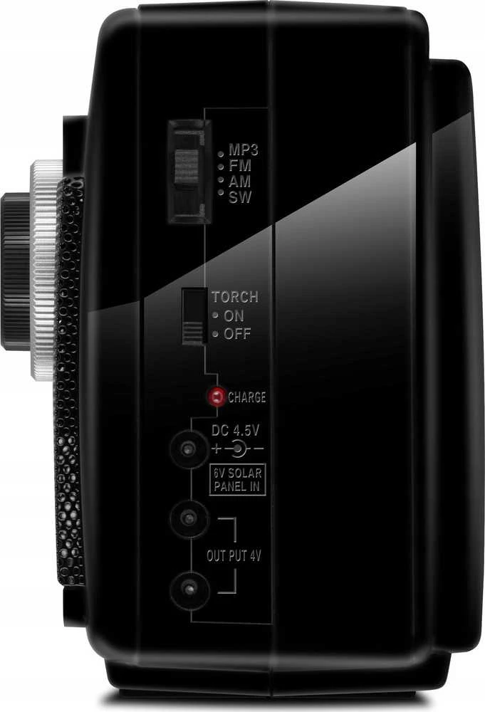 Garsiakalbis SVEN SRP-535, juodas (3W, FM/AM/SW, USB, Micro SD, žibintuvėlis, baterija)