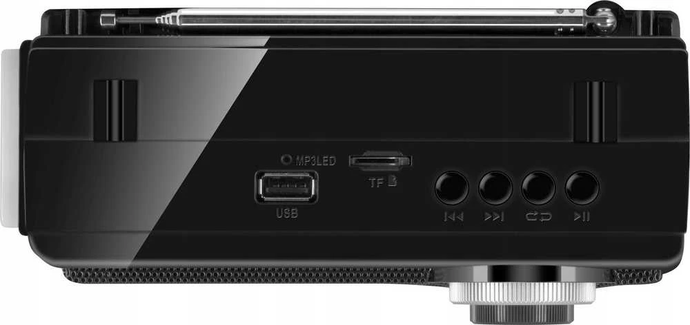 Garsiakalbis SVEN SRP-535, juodas (3W, FM/AM/SW, USB, Micro SD, žibintuvėlis, baterija)