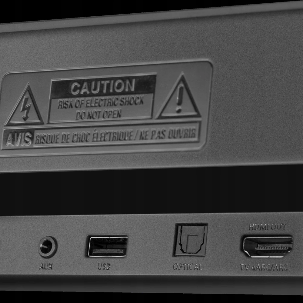 Sven SVEN SB-2700DA garsiakalbis – garso juosta (450 W, „Dolby Atmos“, „Bluetooth“, HDMI, nuotolinio valdymo pultas, optinė įvestis, USB, ekranas, belaidis žemųjų dažnių garsiakalbis)