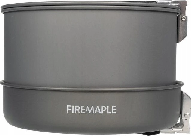 FEP „Fire-Maple Feast 4“ kelioninis virtuvės reikmenų rinkinys – juodas