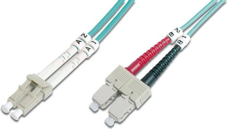 „Digitus Fiber Optic Patchcord“, OM4, LC-SC, 1 m (DK-2532-01-4)
