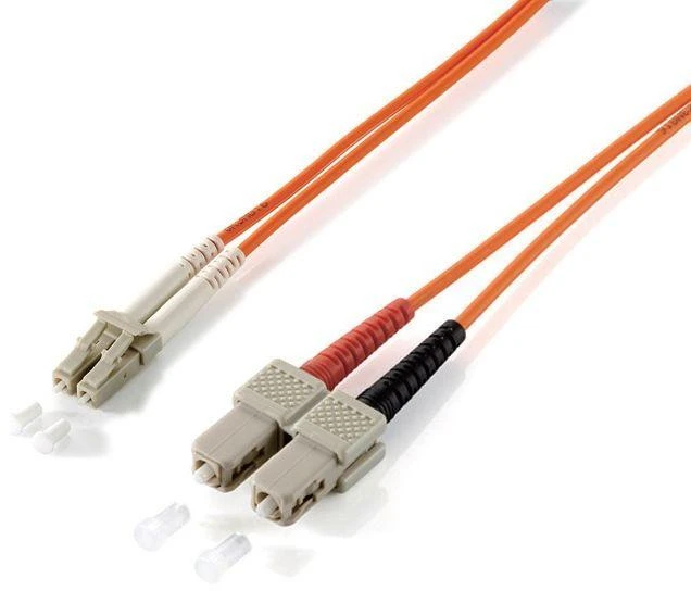 Equip Įrengti Fiber Optic Patchcord LC - SC Multimode Duplex OM1, 3m (254323)