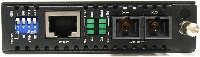 StarTech GB MM FIBER MEDIA CONVERTER SC (ET91000SC2)