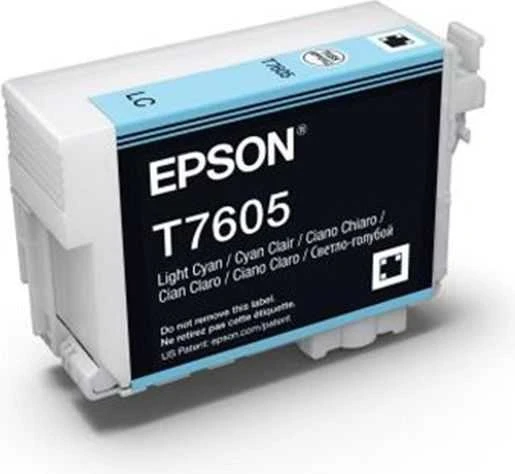 Epson T7605 | Rašalo kasetė | Šviesiai žalsvai mėlyna