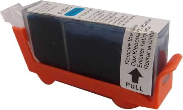 Su UPrint suderinamas rašalas / rašalas su CLI521C, C-521C, žalsvai mėlyna, 450s, 10 ml, su lustu