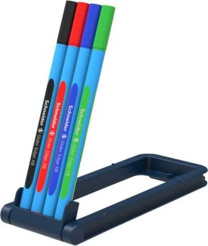 Schneider Slider Edge XB rašiklių rinkinys su stovu