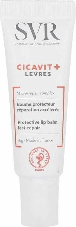 SVR Cicavit+ Levres Protective Lūpų balzamas Fast-Repair, 15 ml