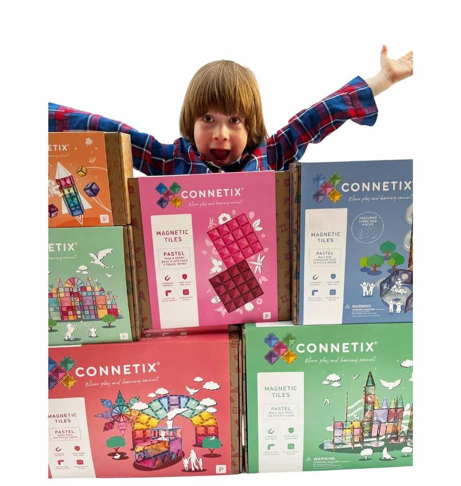 Connetix Pastelinis Kūrybiškumo rinkinys 120 dalių